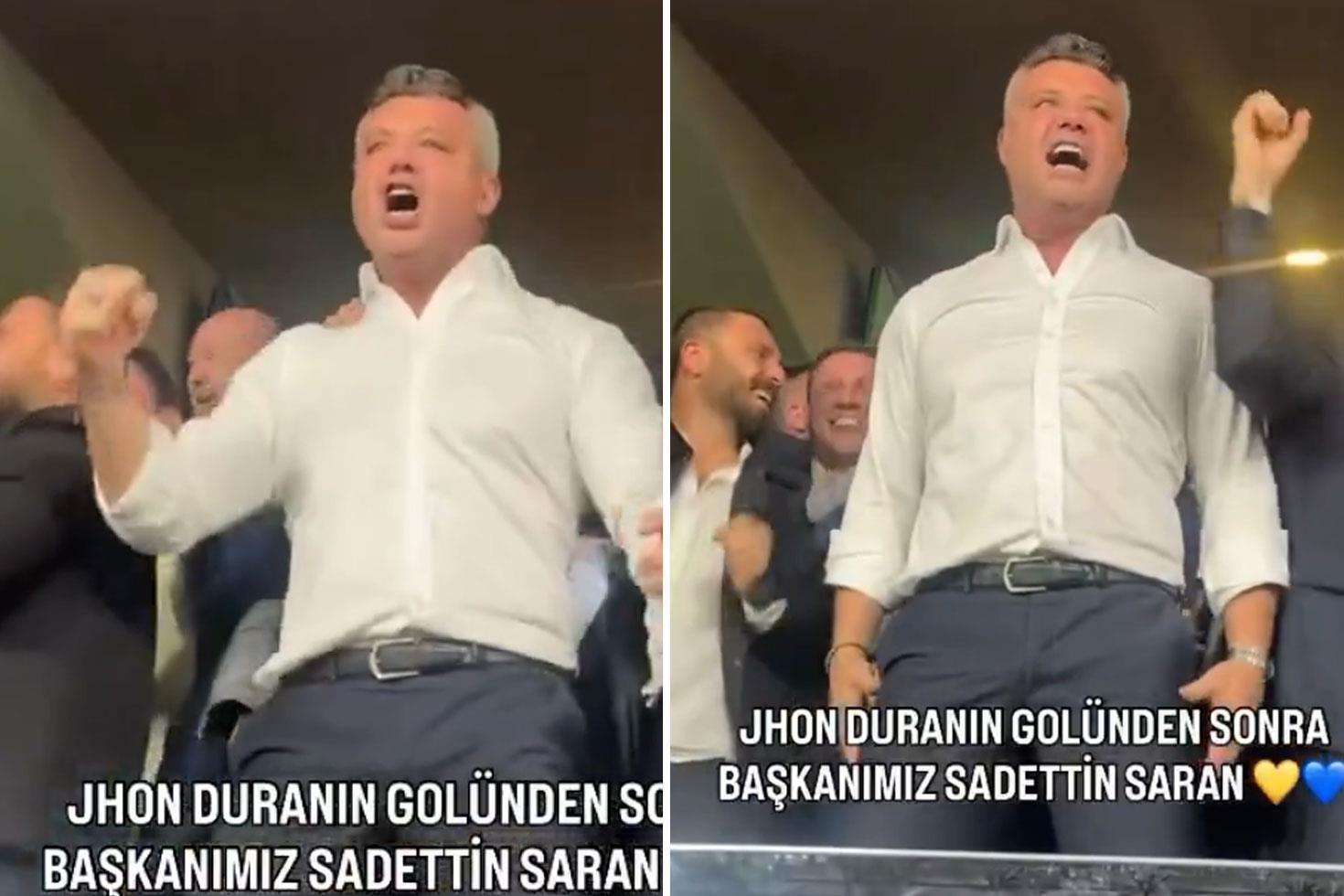Son dakika golünde sevinçten çıldıran Sadettin Saran ’’Okan’’ diye bağırdı iddiası