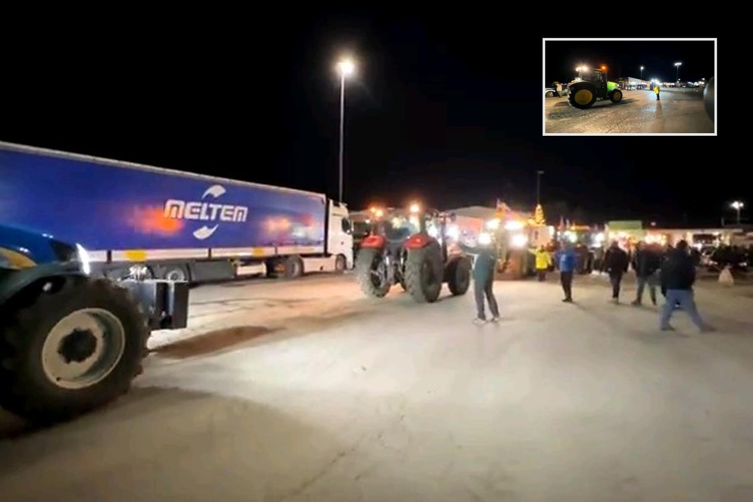 Yunanistan’da çiftçiler eylemde, İpsala Sınır Kapısı kapandı