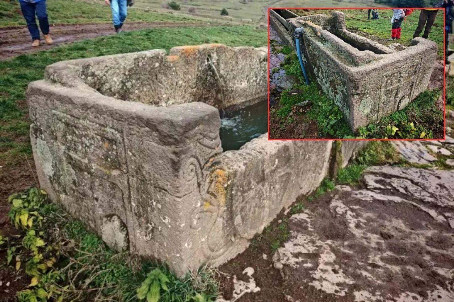 Doğa yürüyüşünde tarihi keşif Lahiti oluk diye kullanmışlar