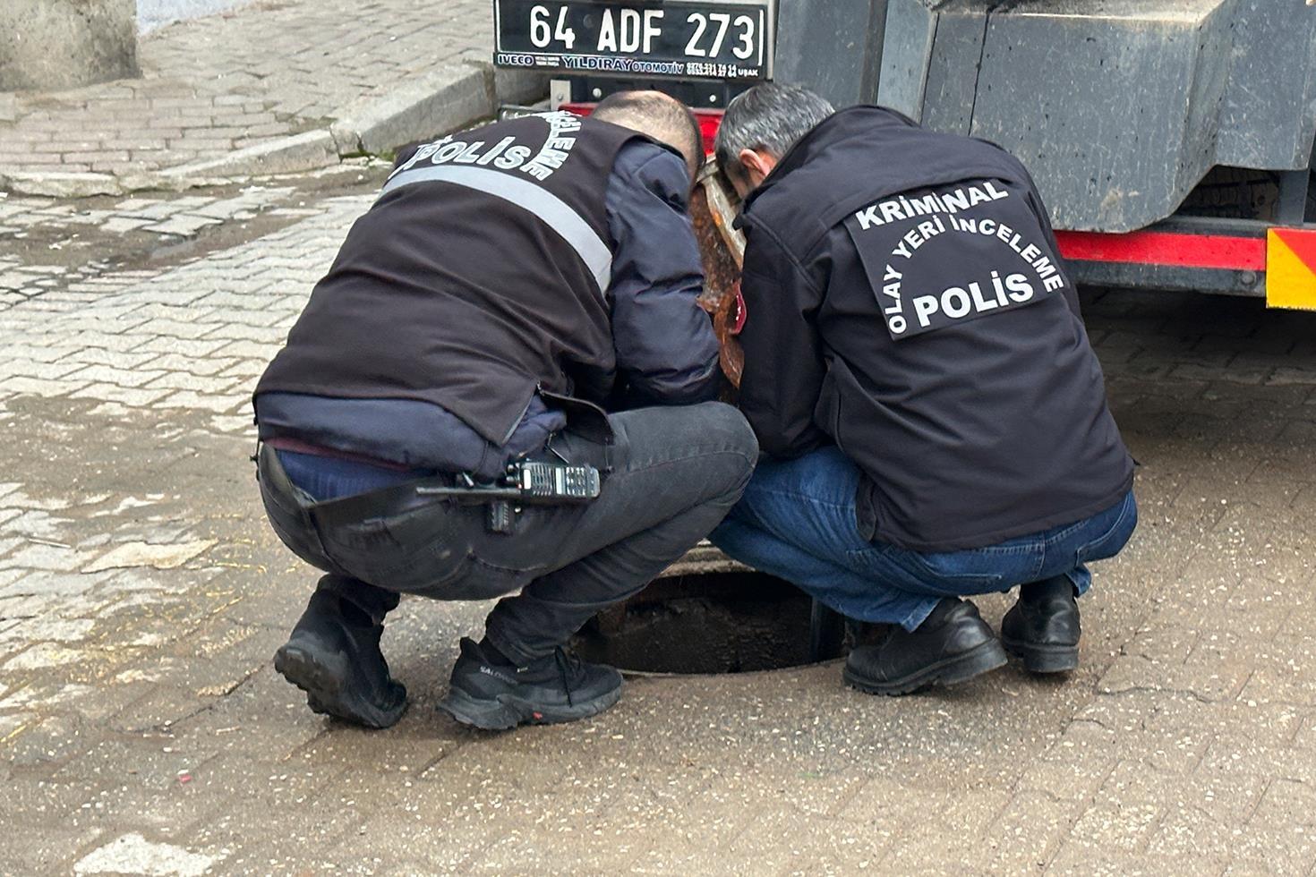 Uşak’ta kanalizasyonda bulunan ceninin kime ait olduğunu polis çözdü