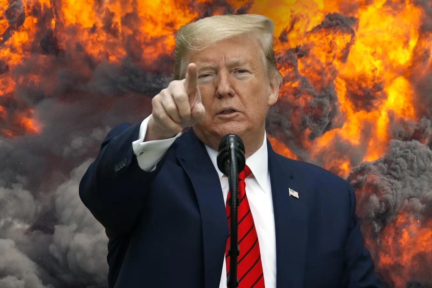 Trump’tan yeni tehdit: Yakında karadan da saldırılara başlayacağız