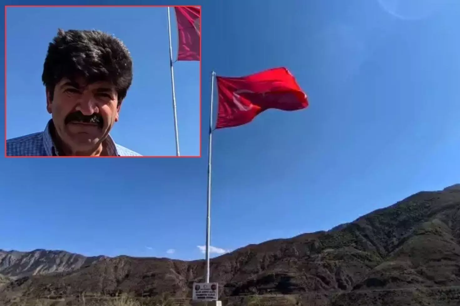 Her tepeyi bayrakla süsleyen adam Lakabıyla dikkat çekiyor