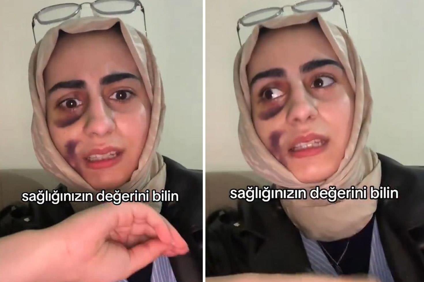 Stajyer doktora tedavi olan kadın video çekip isyan etti