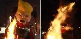 Yaktıkları kukla, herkesin bildiği bir devlet başkanına ait