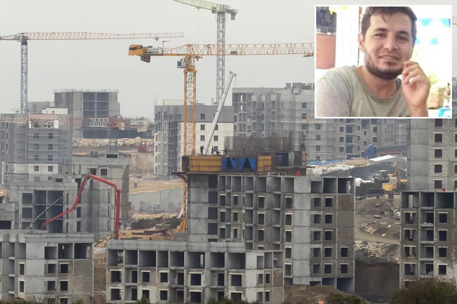 İnşaat işçisi şantiyede feci şekilde can verdi