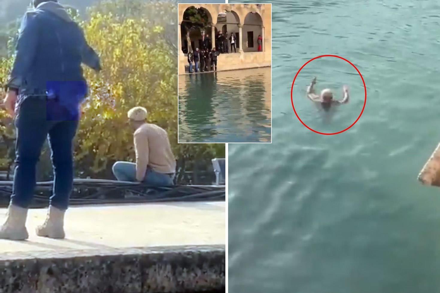 Balıklıgöl’e atlayan genç O esnada dudaklarından tek cümle döküldü