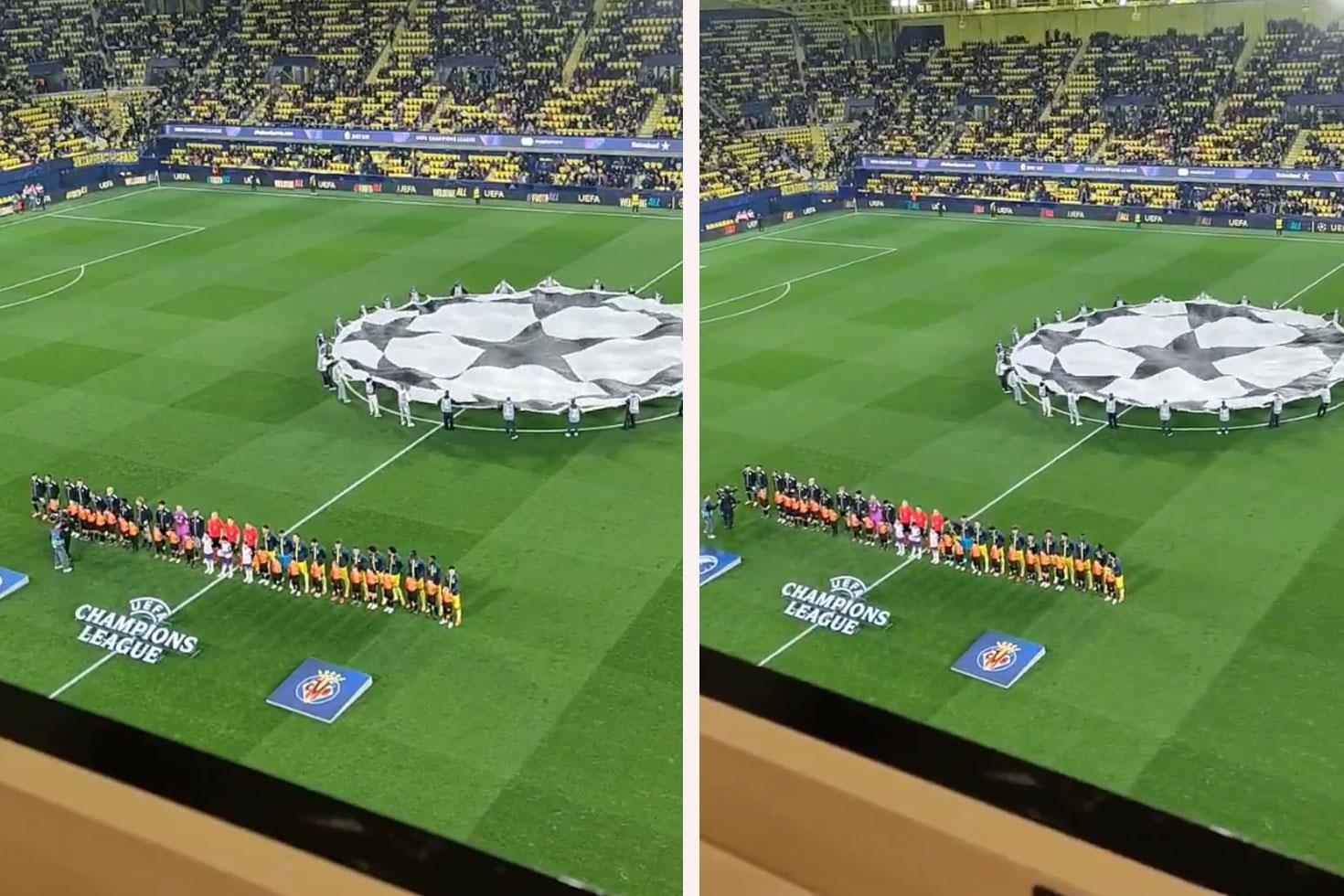 Büyük talihsizlik Dev maçta Şampiyonlar Ligi marşı yerine bakın ne çalındı