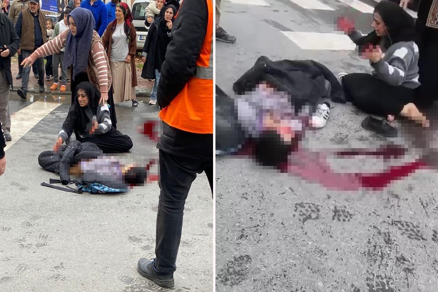 Günün en acı görüntüsü Çaresizce evladının başında bekledi