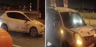 Yollarda görünmeyen tehlike, zincirleme kazaya neden oldu