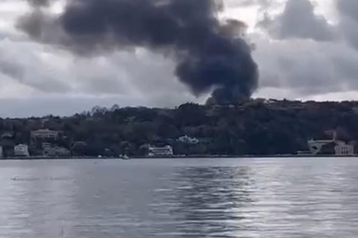 Sarıyer’de iş yerinde yangın