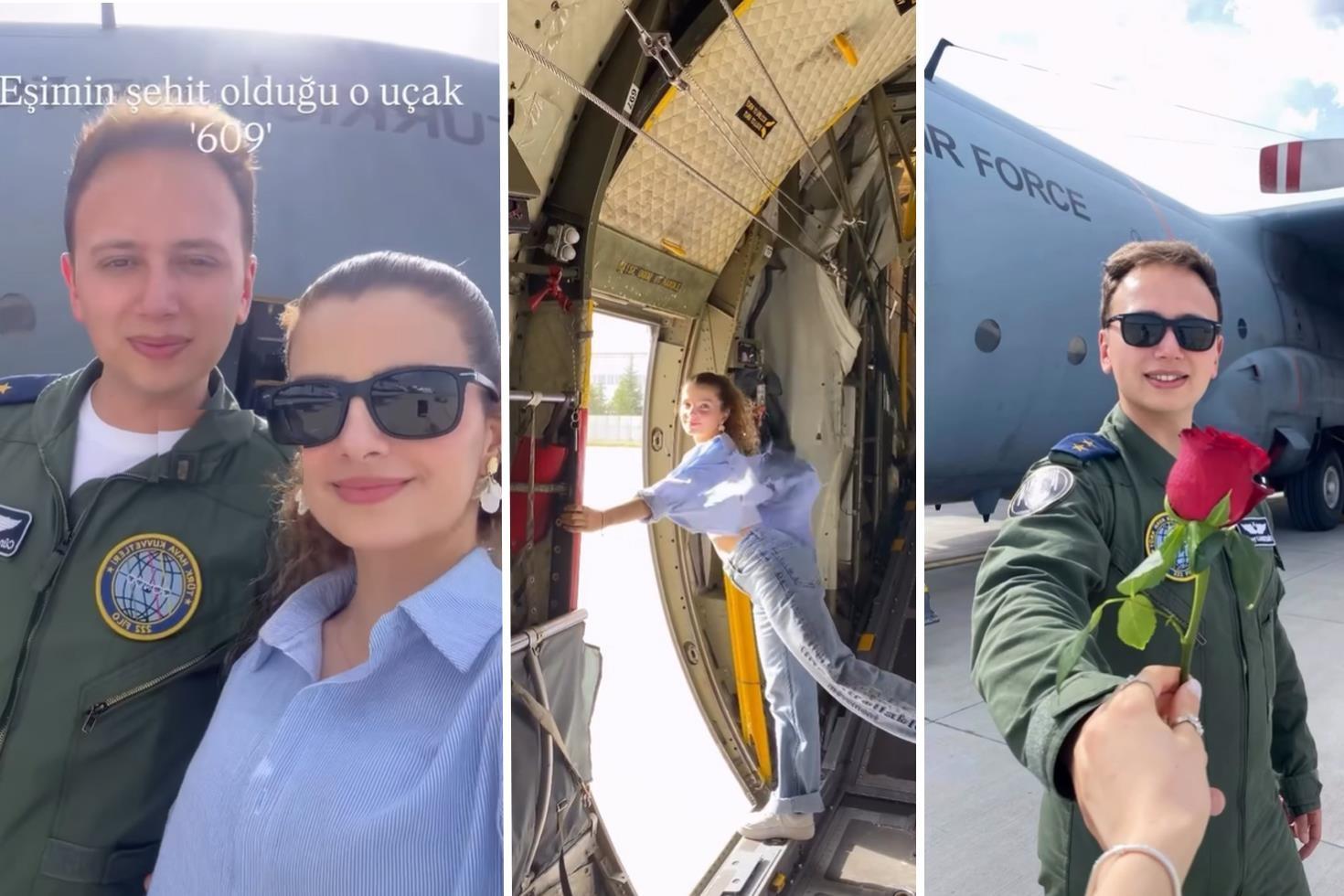 Şehit pilotun eşinin paylaşımı yürekleri dağladı: 609 no’lu uçak...