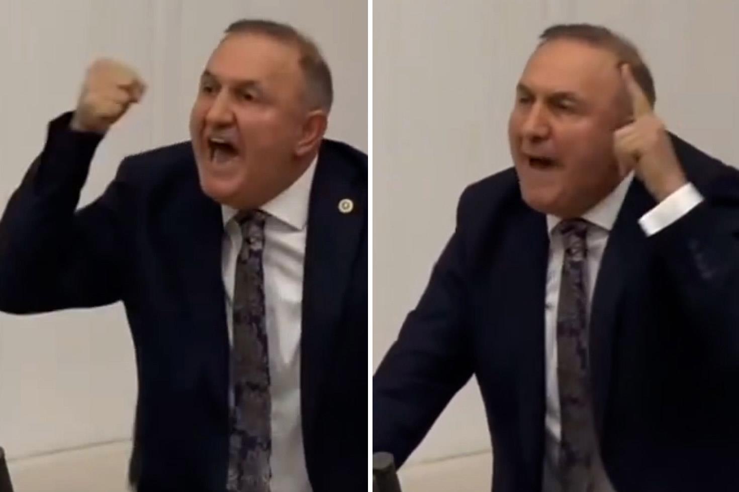 DEM sıralarını ayağa kaldıran sözler: Masaya vura vura ’’Öcalan şerefsizdir’’ dedi