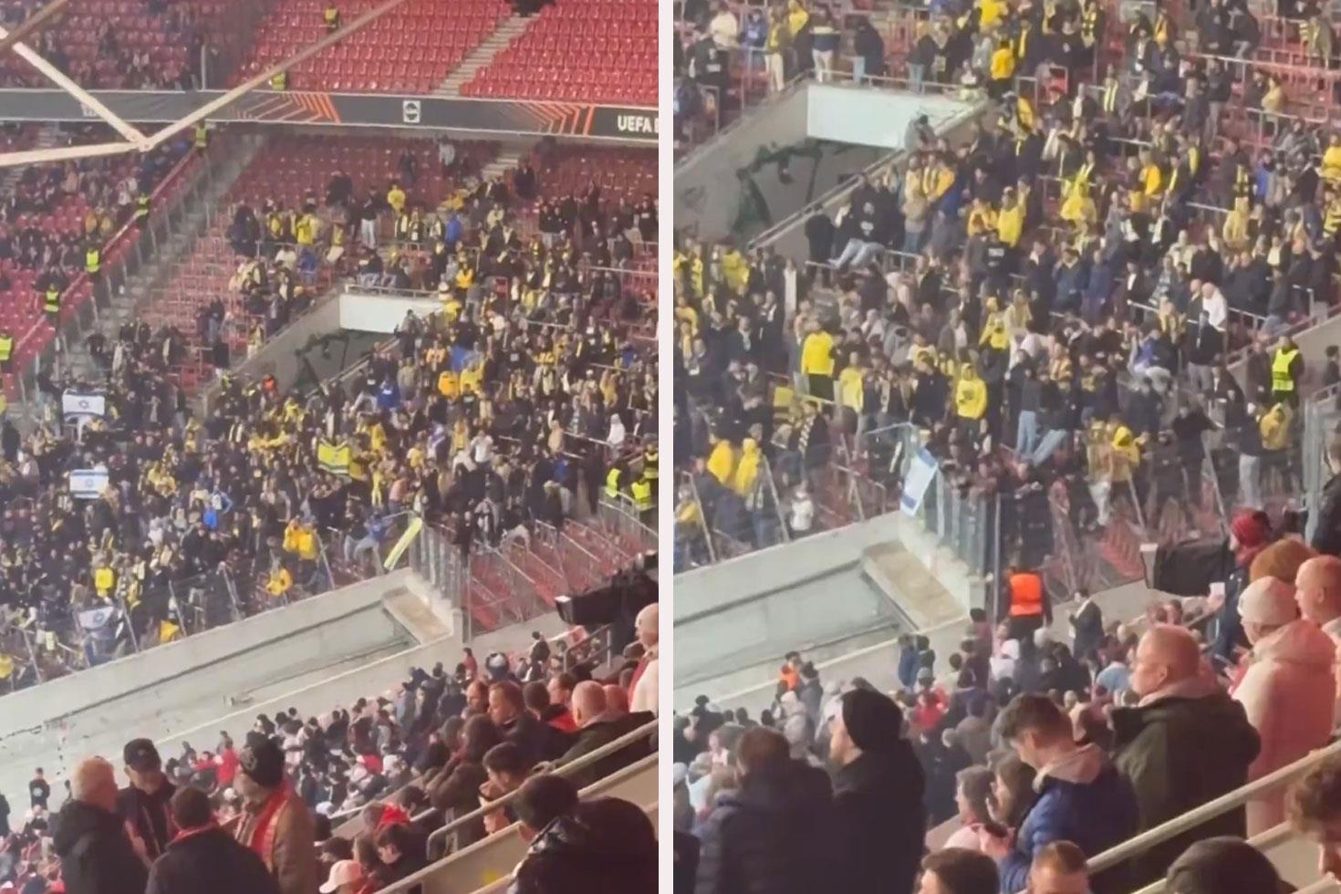 UEFA’dan taraftarları Filistin’e hakaret içeren slogan atan Maccabi Tel Aviv’e ceza