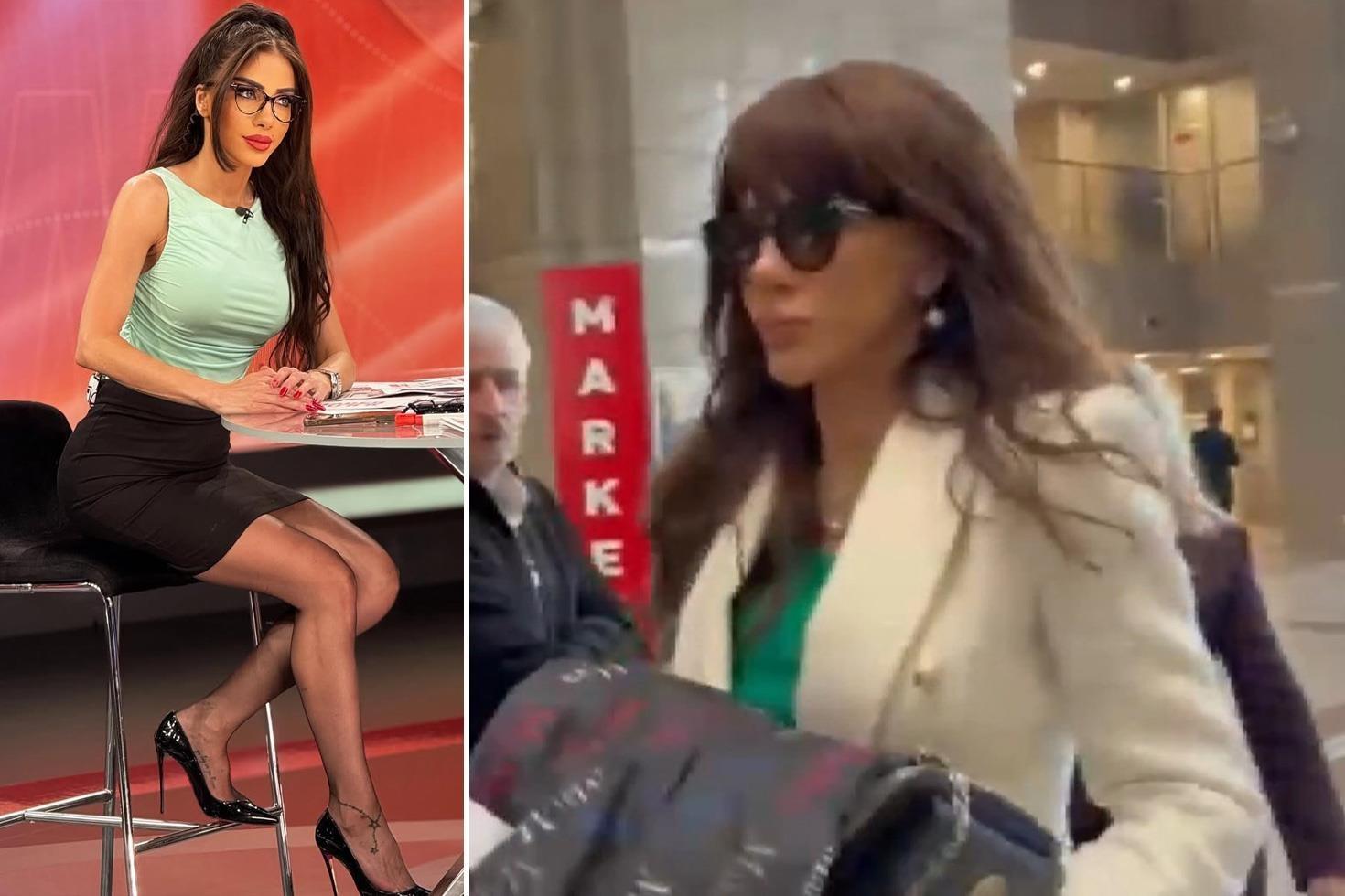 Testi pozitif çıkan Ela Rümeysa Cebeci ifade vermek için adliyeye geldi