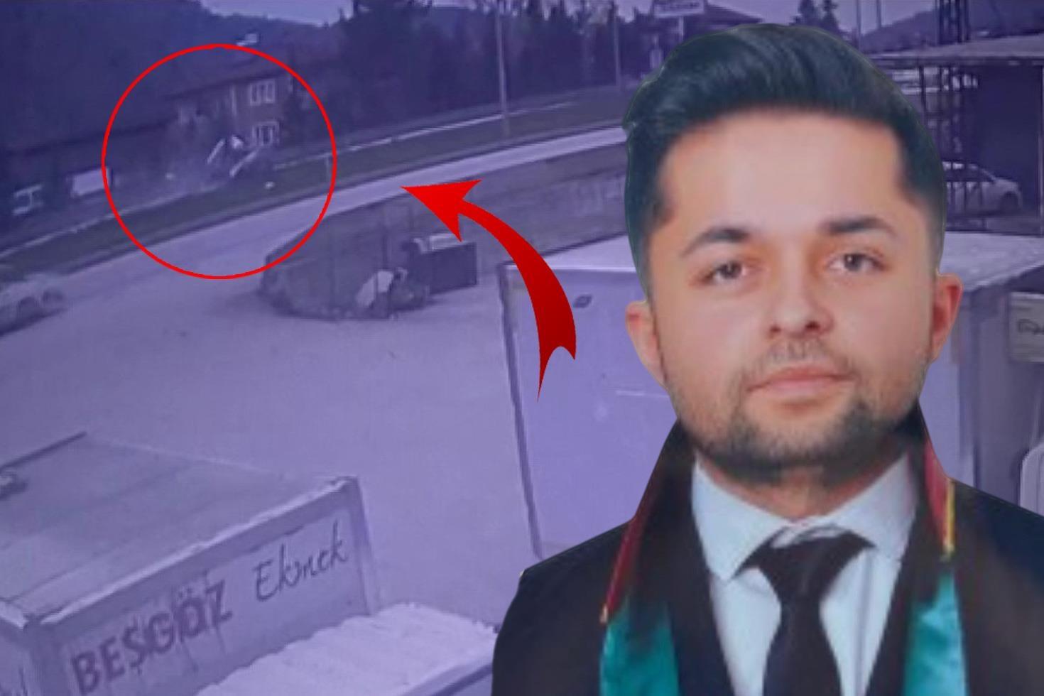 Genç avukatı hayattan koparan kaza kamerada Bir ay önce mesleğe başlamış