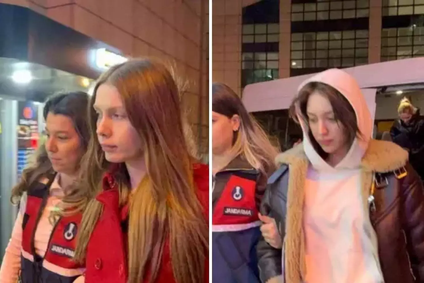 Aleyna Tilki, İrem Sak, Danla Bilic ve Senna Yıldız sağlık kontrolüne böyle götürüldüler