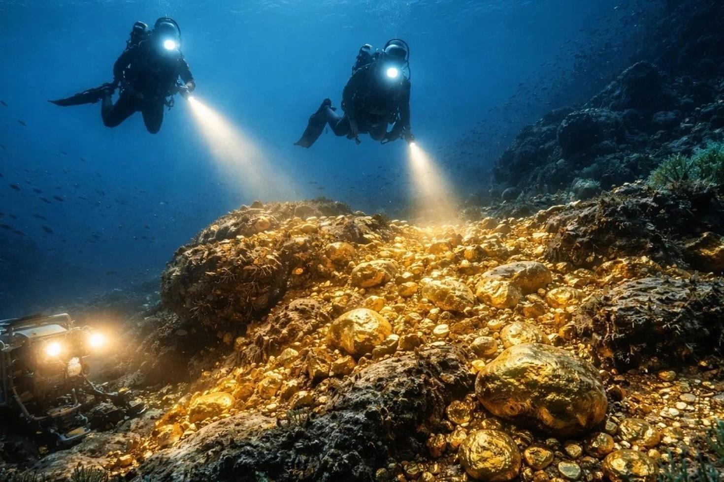 Çin’den tarihi keşif Deniz altında dev altın madeni buldular