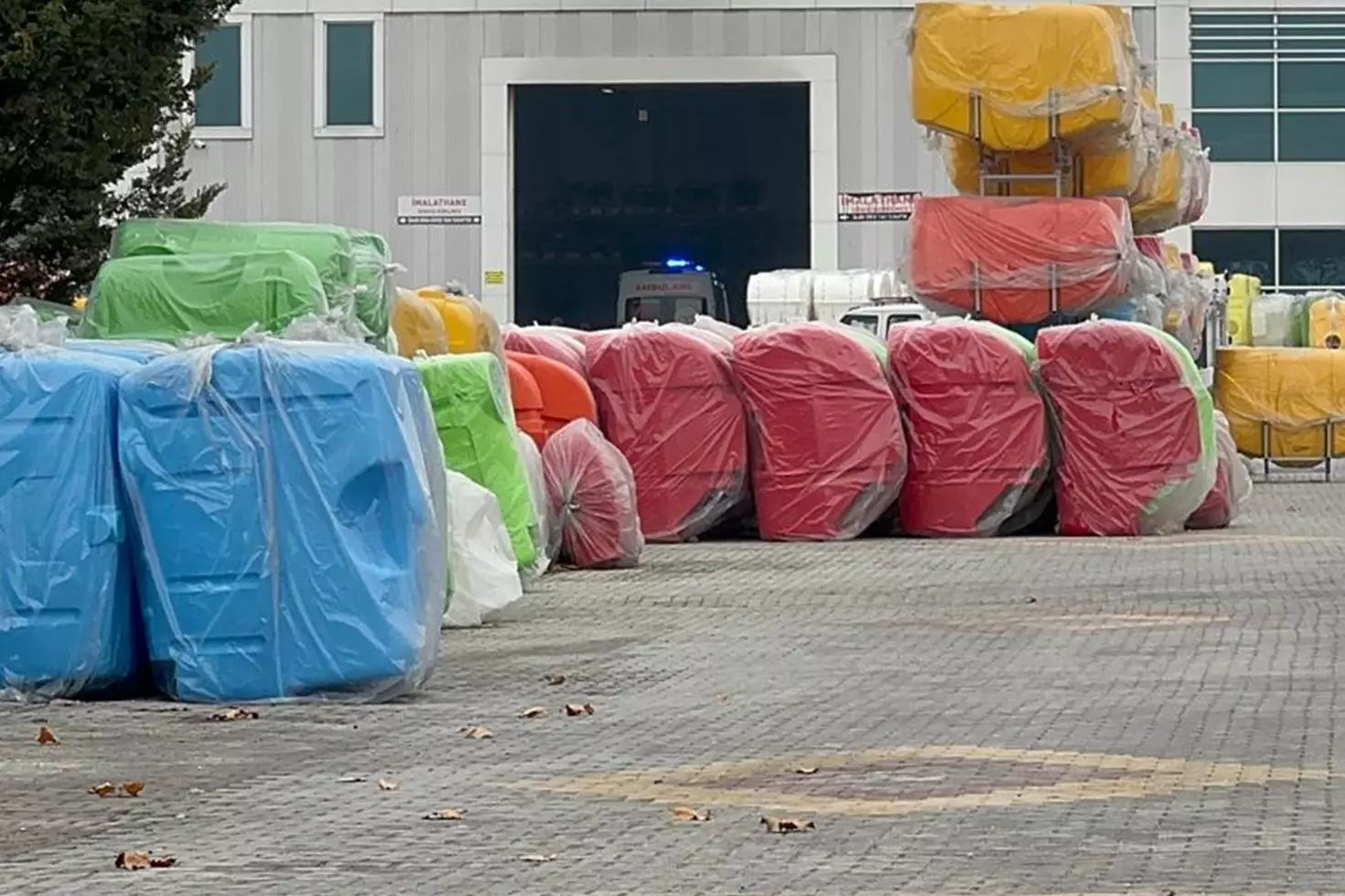 Forklift kazasında Suriye uyruklu genç işçi hayatını kaybetti