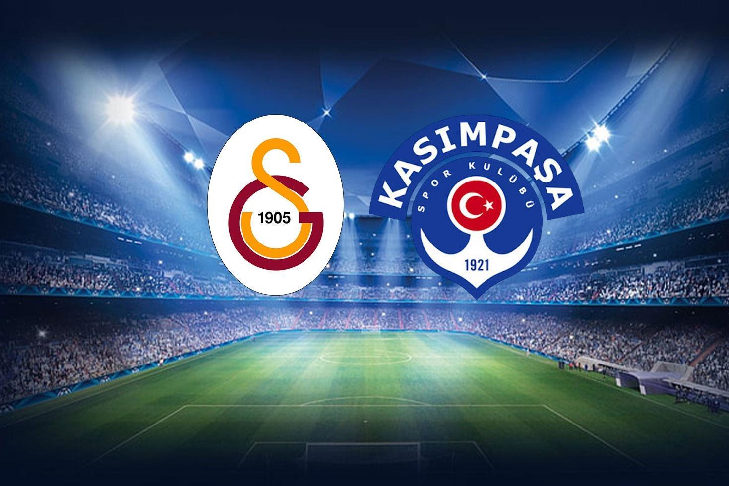 Galatasaray-Kasımpaşa maçının ilk 11’leri belli oldu