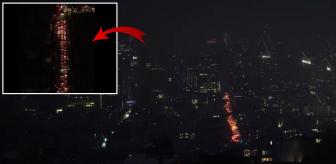 Şehirde büyük kaos! 130 bin kişi bir anda elektriksiz kaldı