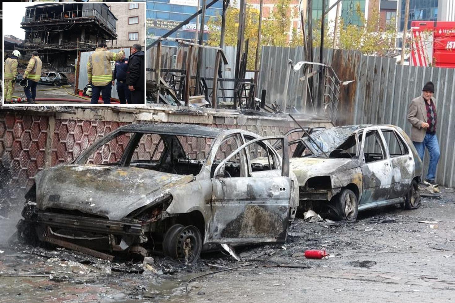 Araçtaki yangın önünde park ettiği kafeyi küle çevirdi: Yarın açılışını yapacaktık