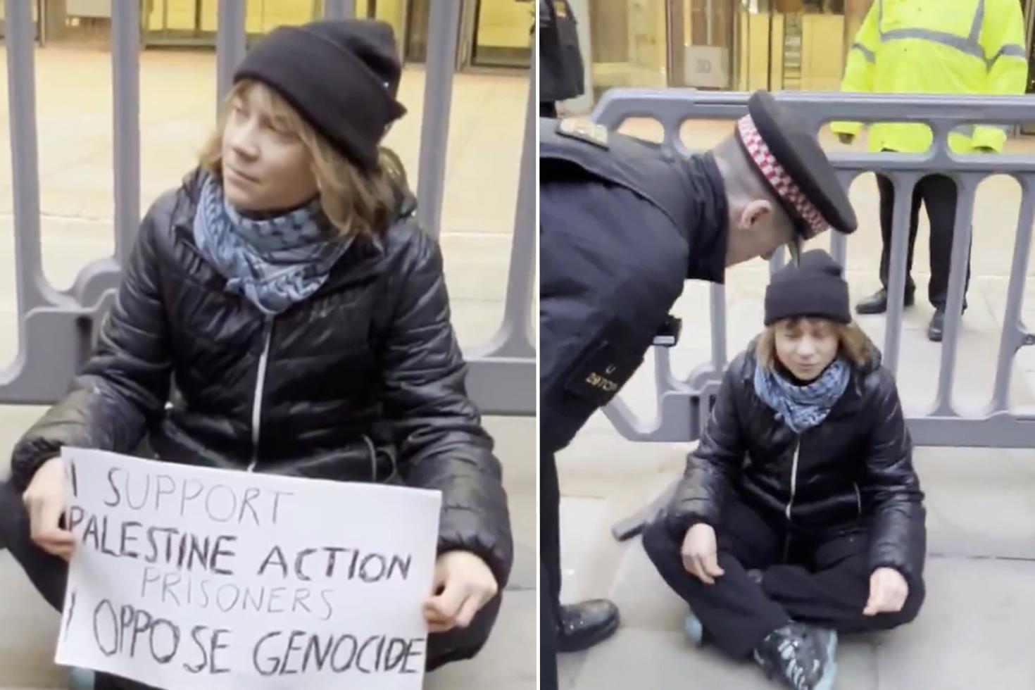 Ünlü aktivist Greta Thunberg, Filistin’e destek eyleminde gözaltına alındı