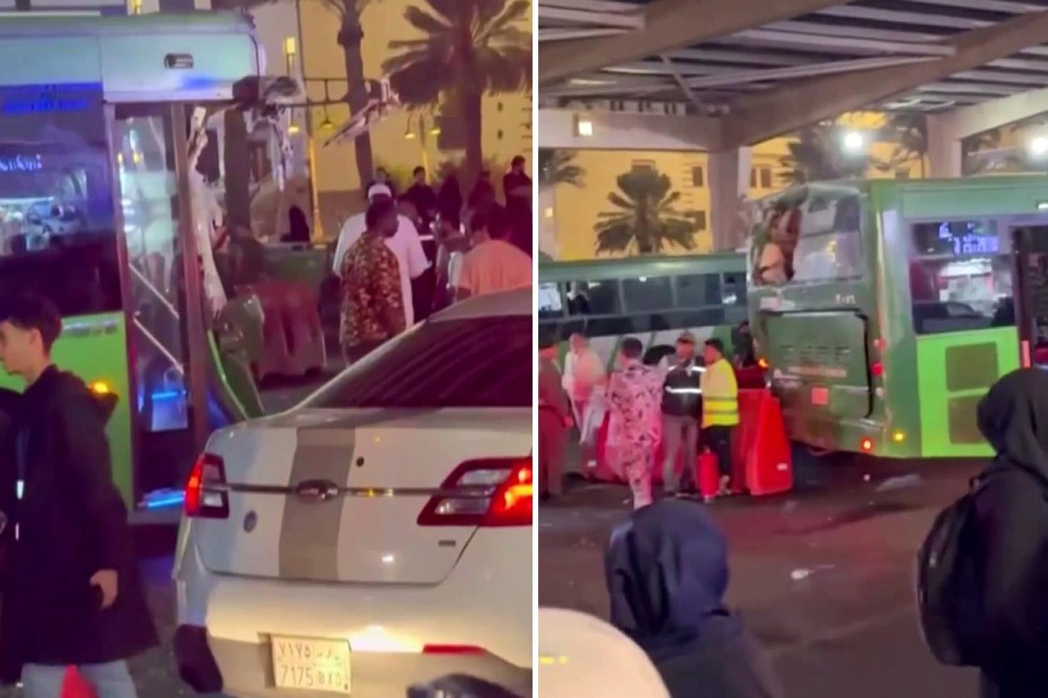 Umre için Mekke’ye giden Türk kafileye otobüs çarptı: Ölü ve yaralılar var