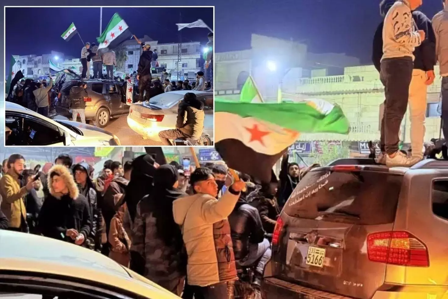 Terör örgütünün saldırıları sonrası Suriyeliler sokağa çıktı