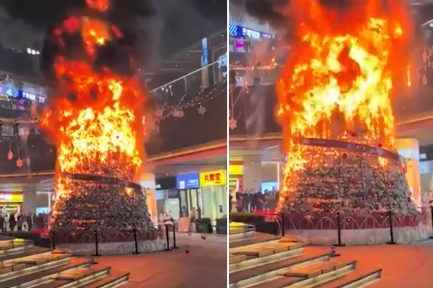 “Müslümanlar Noel ağacını ateşe verdi“ dendi, gerçek çok başka çıktı