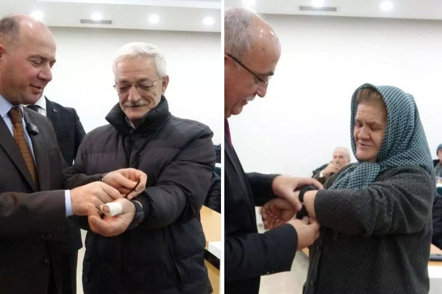 Yaşlı nüfusu yoğun olan kentte örnek uygulama başladı