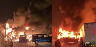 50 araçlık zincirleme kaza! Ortalık savaş alanına döndü