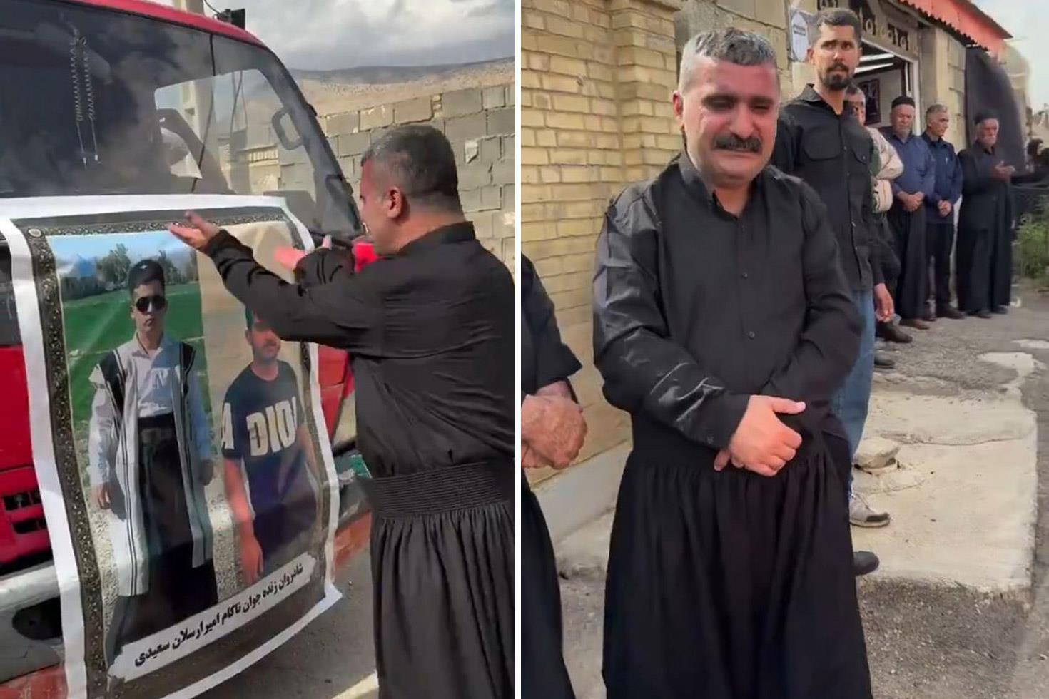 İki oğlunu kaybeden babanın yas ritüeli cenazeye damga vurdu