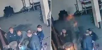 Sobaya mazot döktü, dehşeti yaşadı!