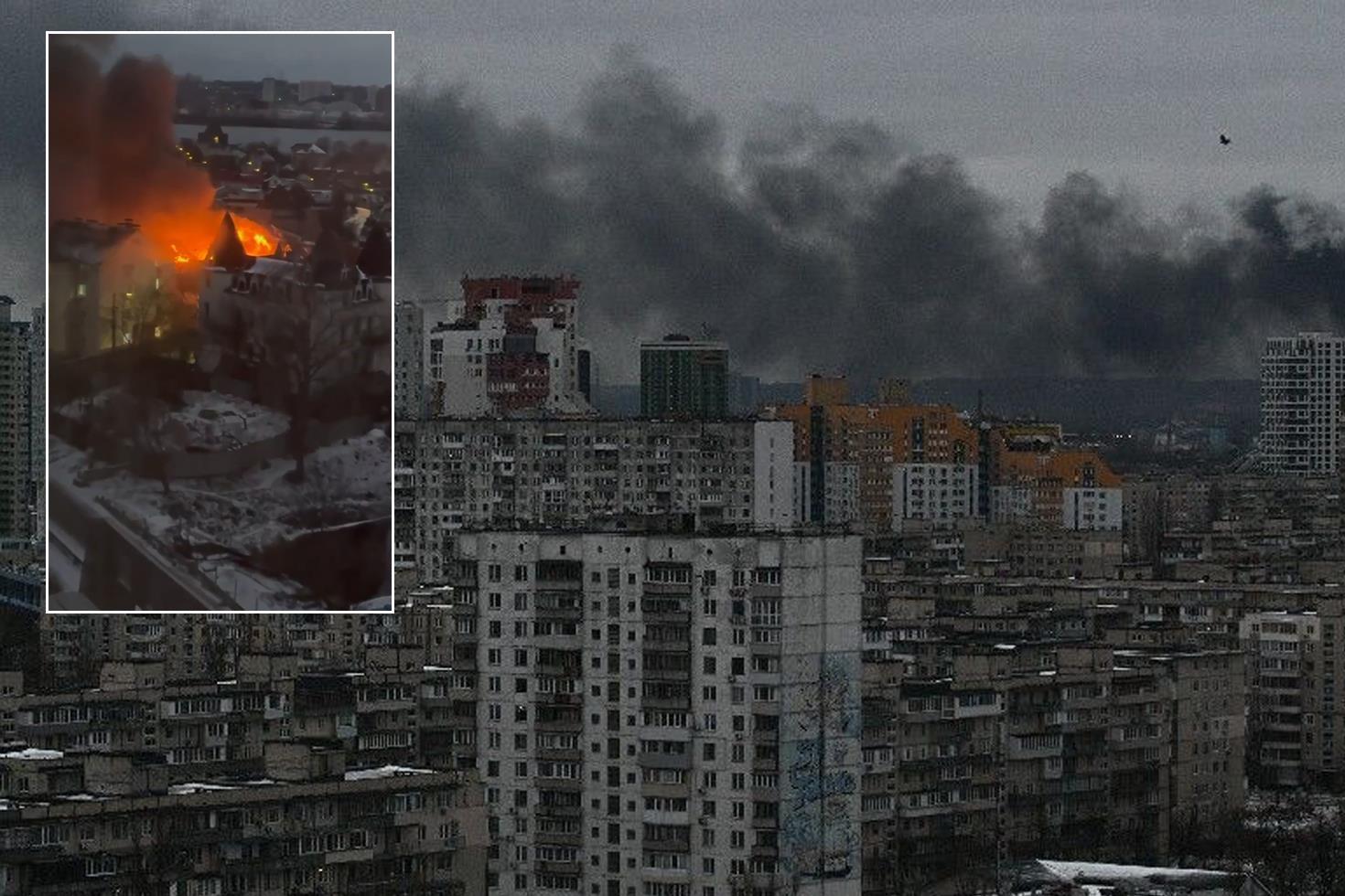30 bin dolarlık kabus Kiev’e 500 atış yapıldı, her noktadan alevler yükseliyor