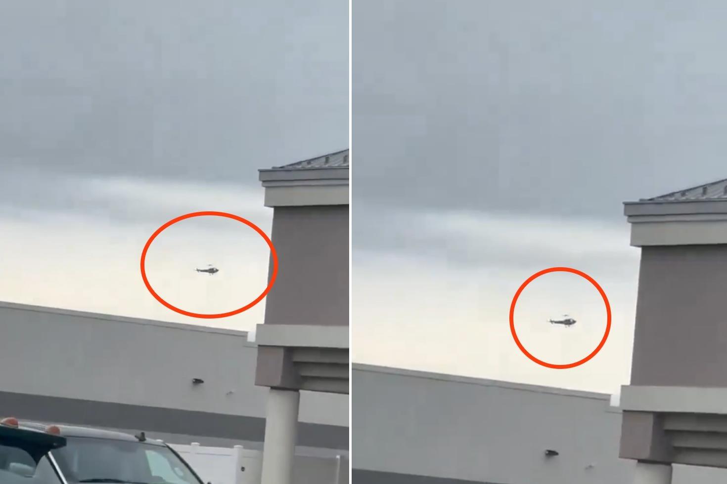 ABD’de havada çarpışan iki helikopter düştü