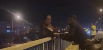 Polis, kadını ölümün ucundan alırken şahsın sözleri pes dedirtti