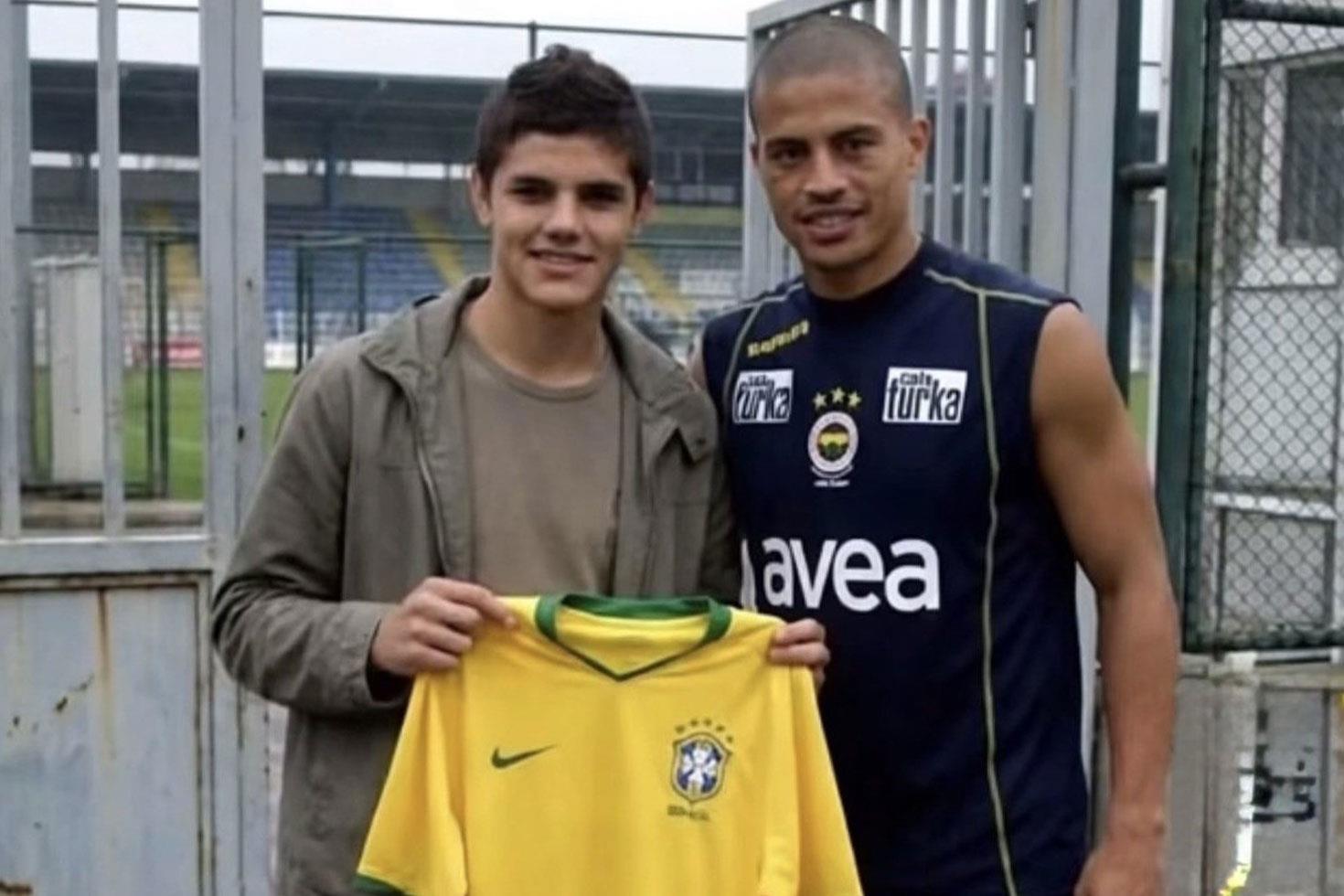 Yıllar sonra ortaya çıkan fotoğraf Alex de Souza ve Mauro Icardi yan yana