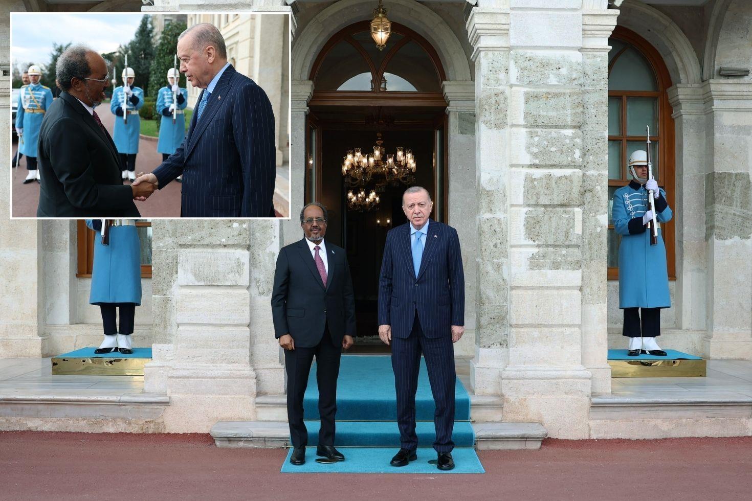 Cumhurbaşkanı Erdoğan, Somalili mevkidaşı Hasan Şeyh Mahmud’la bir araya geldi