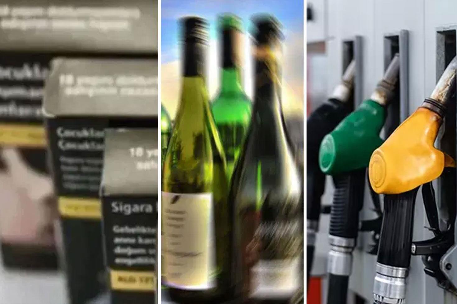 Akaryakıt, sigara ve alkollü içeceklerde ÖTV zammı belli oldu