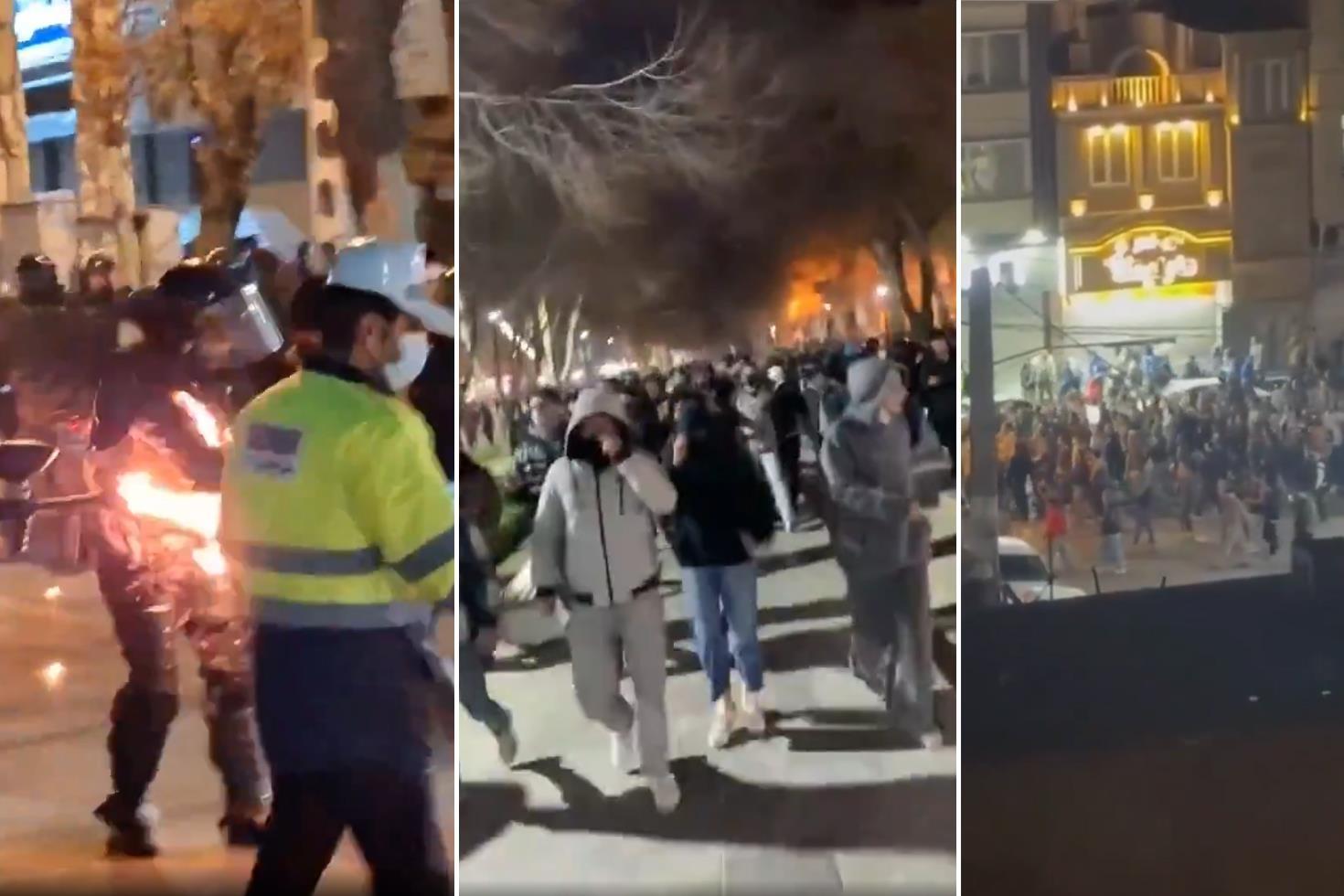 Komşuda gerilim tırmanıyor Protestocular hükümet binasına saldırdı, asker ateş açtı