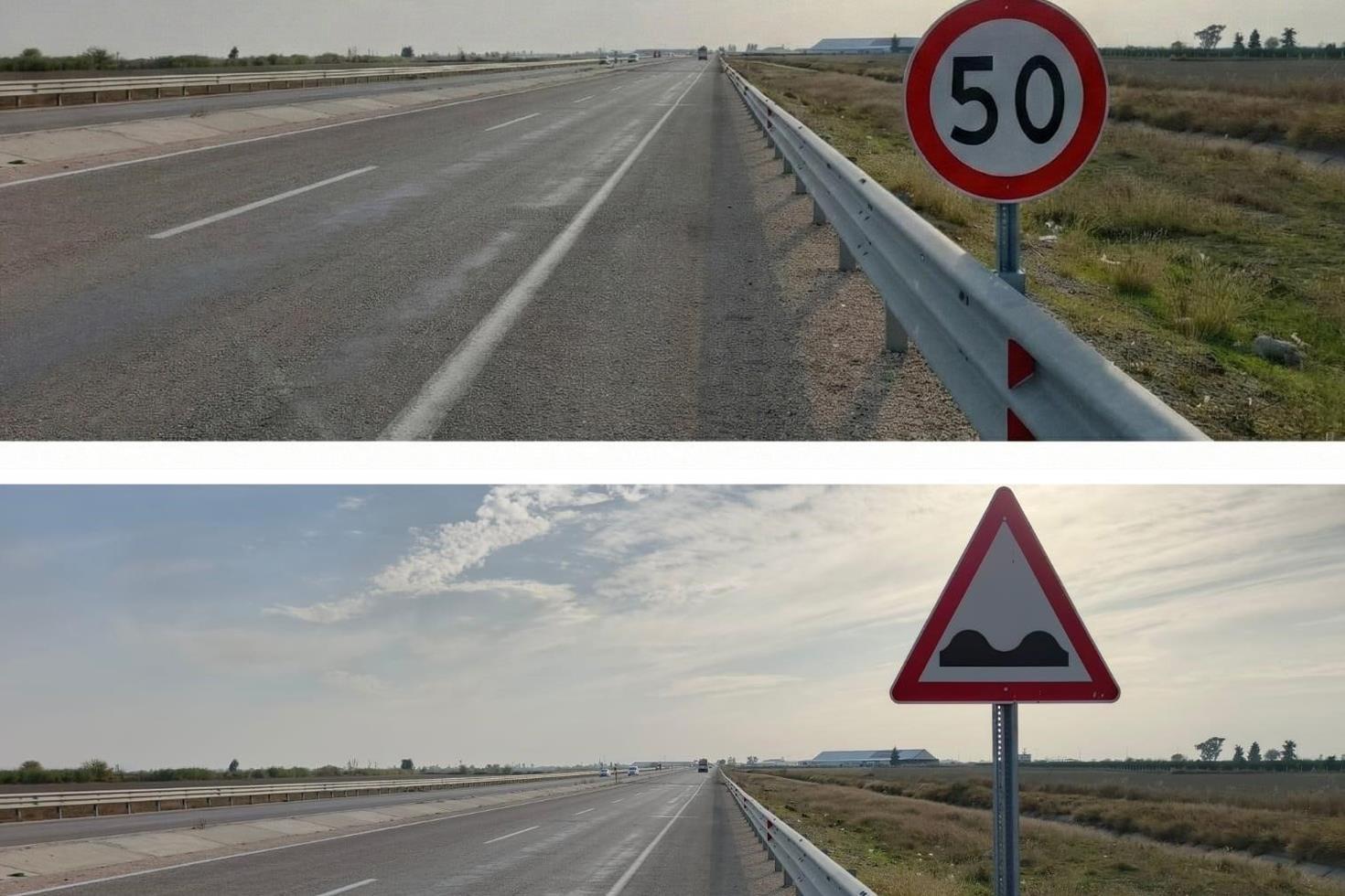 Kara yollarındaki 58 bin 246 adet trafik levhası kaldırıldı