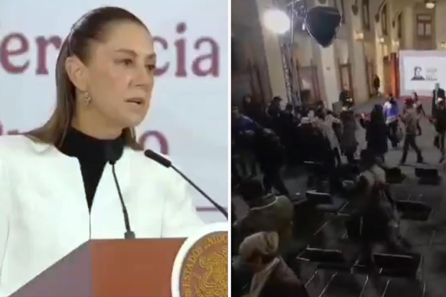 Meksika’da devlet başkanı depreme basın toplantısında yakalandı