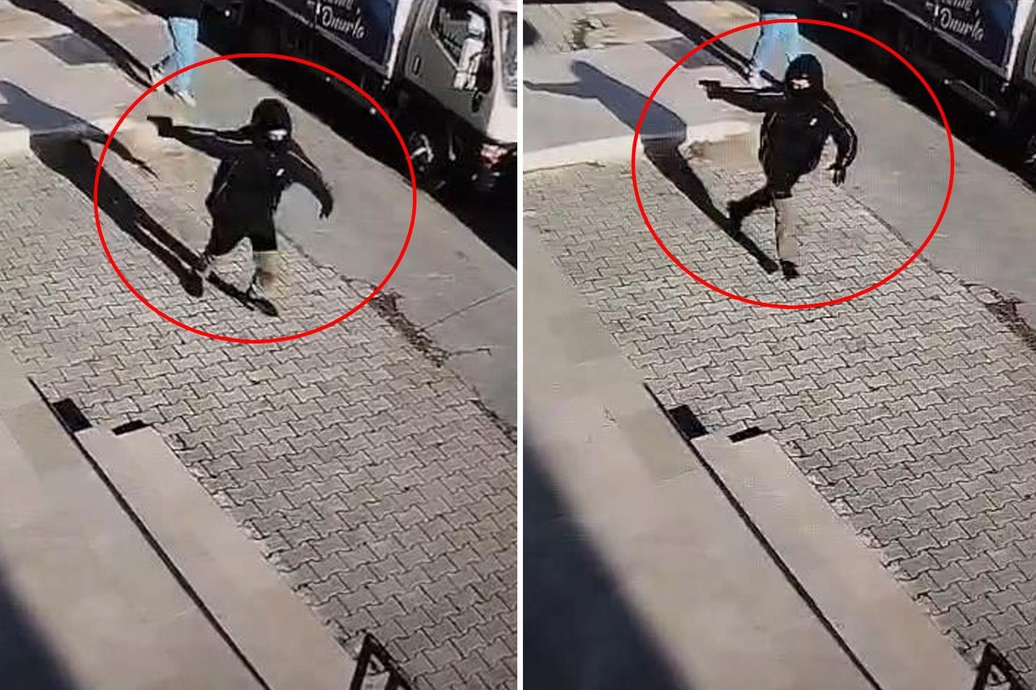 Dehşete düşüren görüntü: 14 yaşındaki çocuk markete ateş açtı