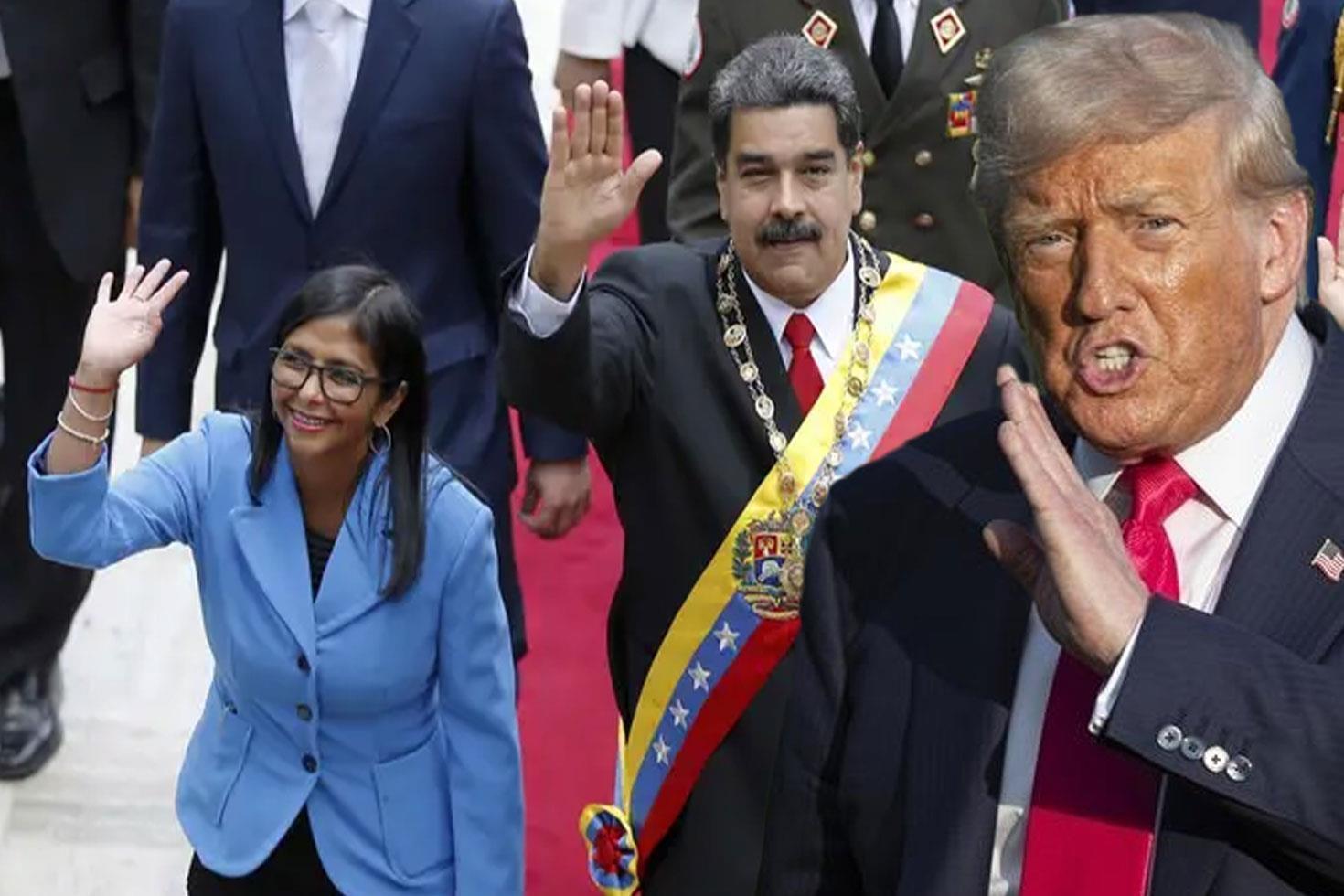 Trump: Maduro’nun atadığı başkan yardımcısı, bize ne istersek yapmaya hazır olduğunu söyledi