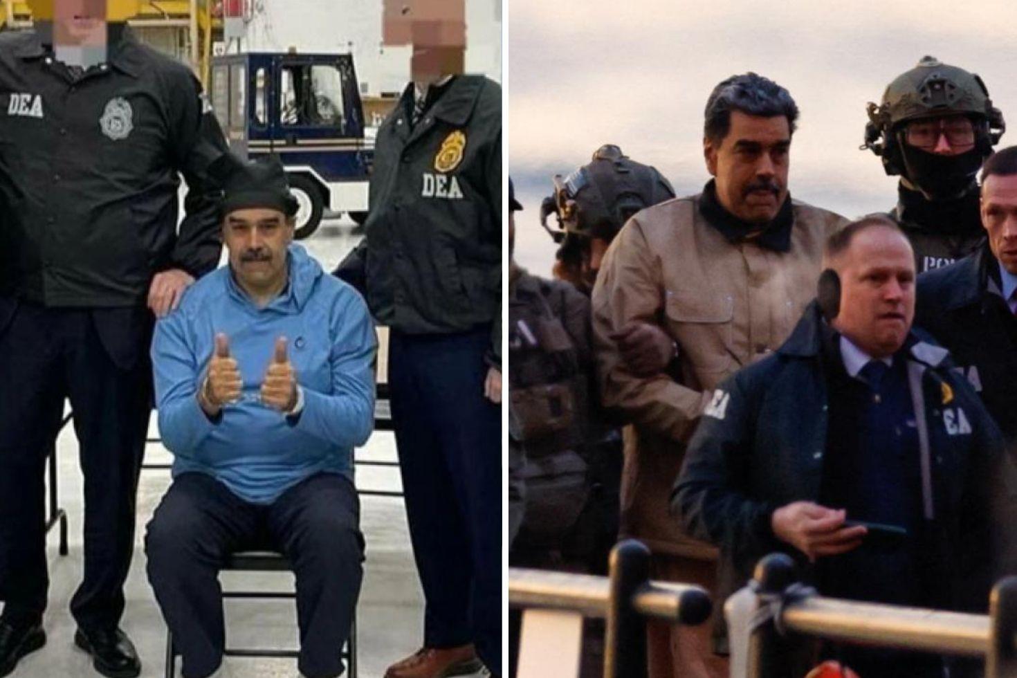 Duruşmanın sonunda salon karıştı, Maduro tek bir cümle haykırdı