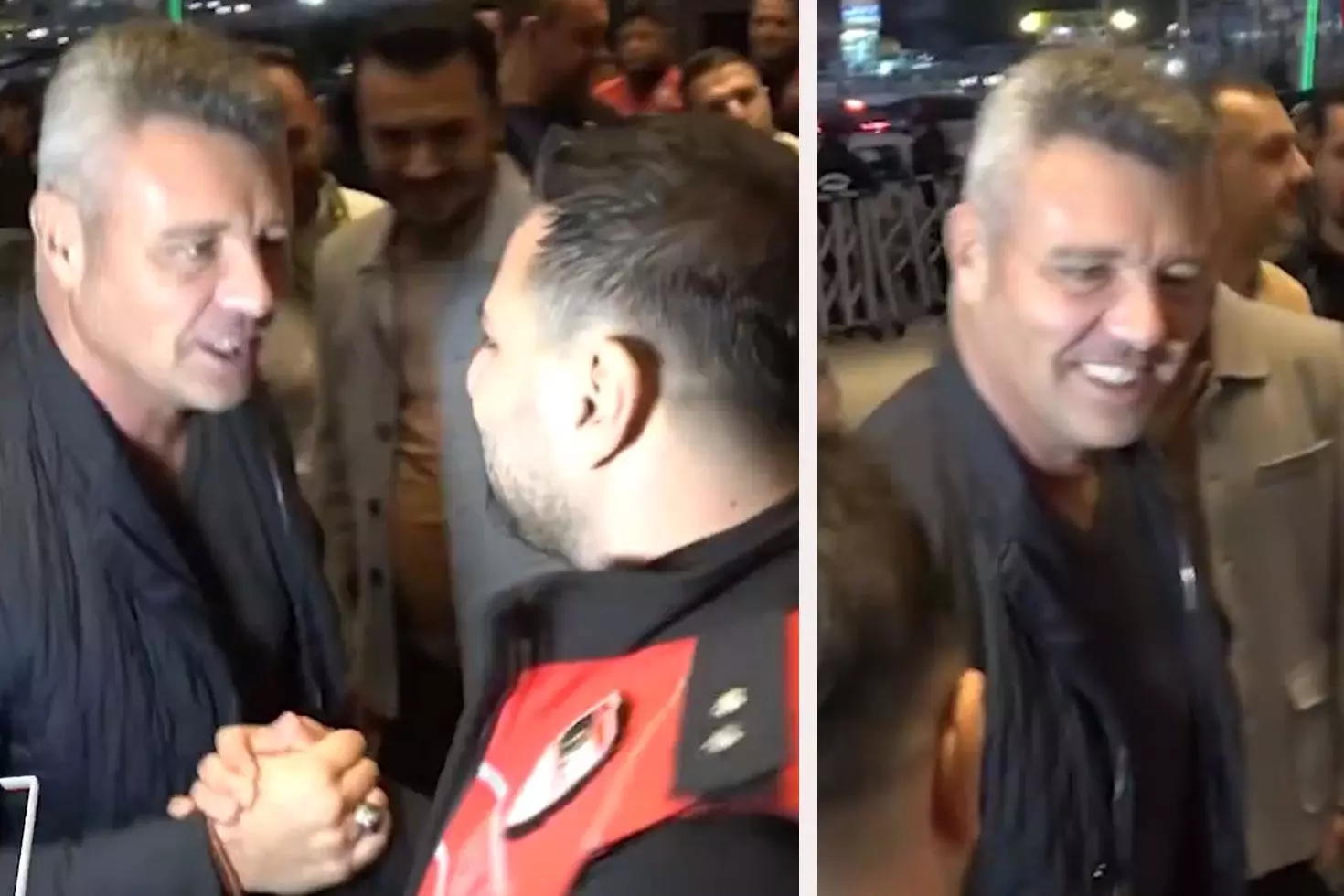 Karşısında polisleri gören Sadettin Saran’dan esprili söylem