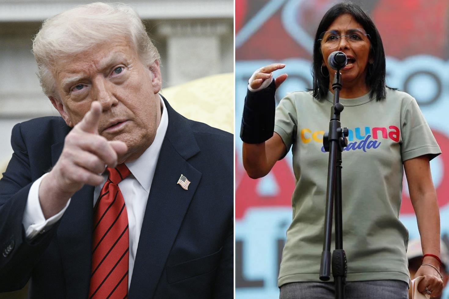 Trump’tan Delcy Rodriguez’e uyarı: Doğru olanı yapmazsa Maduro’dan daha büyük bedel öder