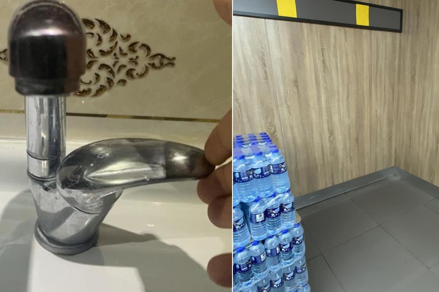 2 metre kar yağan ilde sular günlerdir yok Marketlerde içme suyu da tükendi