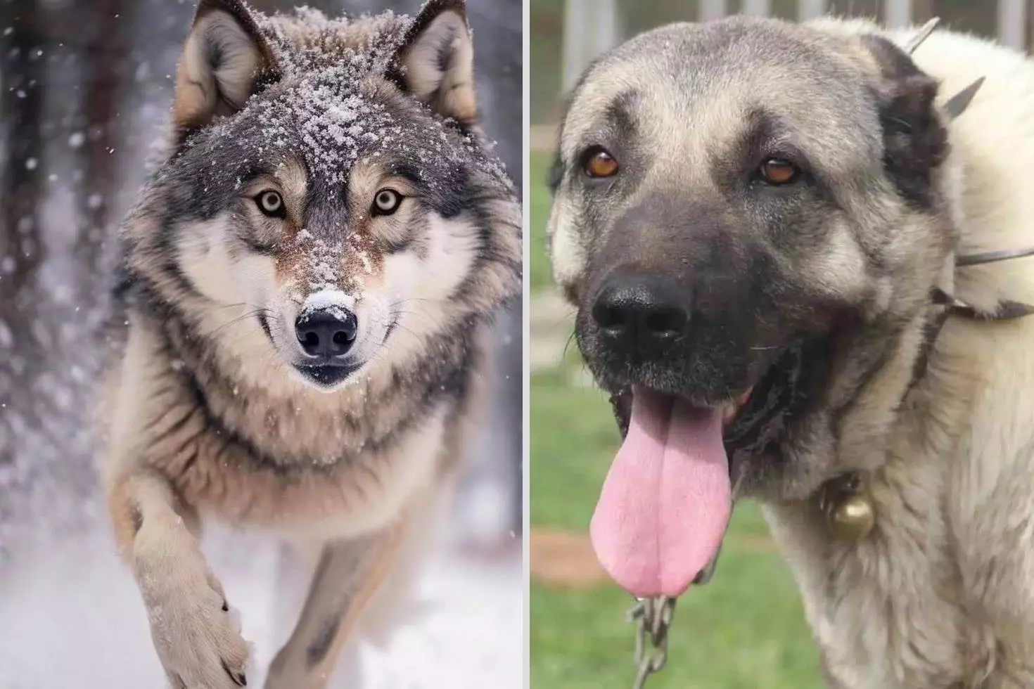 Yasak aşk yaşayan iki ezeli düşman Kurt ile kangal çiftleşti, ortaya acayip bir tür çıktı