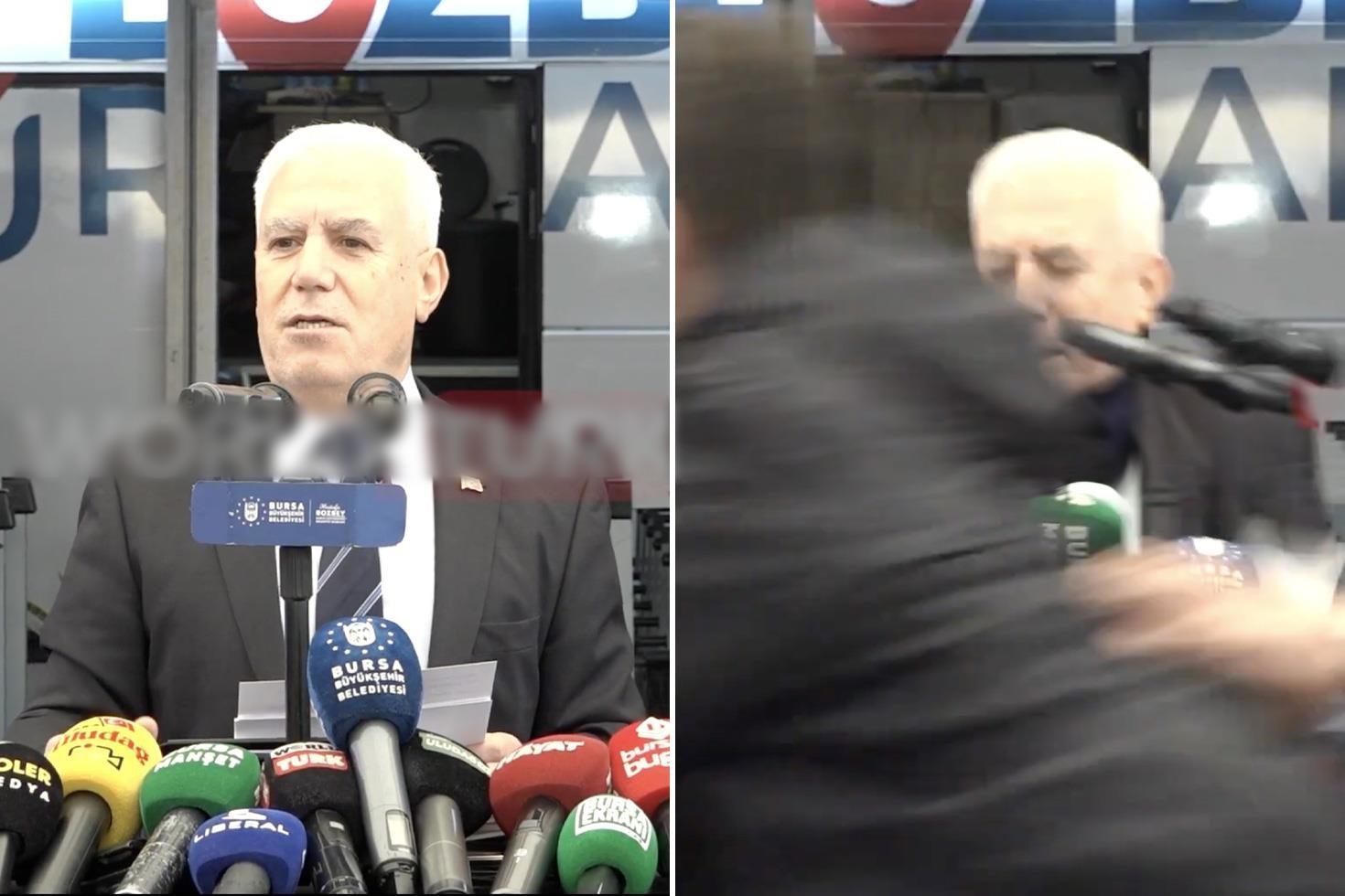 Mustafa Bozbey’e saldırı girişiminin görüntüleri ortaya çıktı